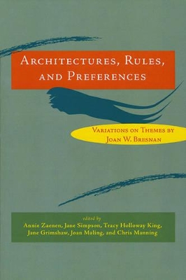 Architectures, Rules, and Preferences book