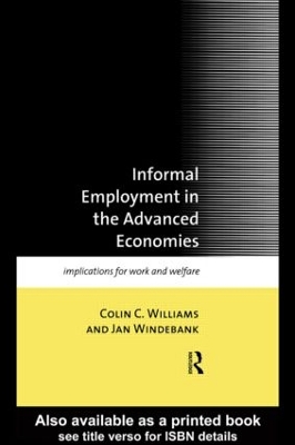 Informal Employment in Advanced Economies by Colin C. Williams