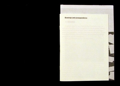 Drawings and Correspondence book