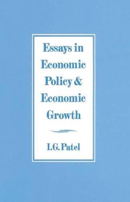 Essays in Economic Policy and Economic Growth book