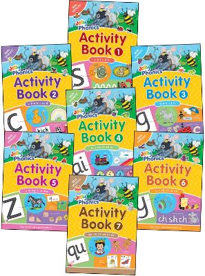 Jolly Phonics Activity Books 1-7 book