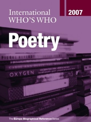 International Who's Who in Poetry by Europa Publications