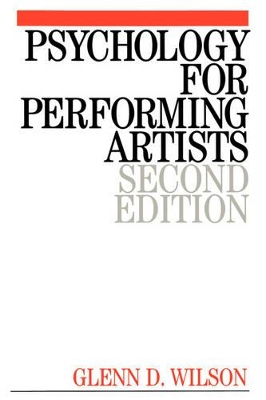 Psychology for Performing Artists book