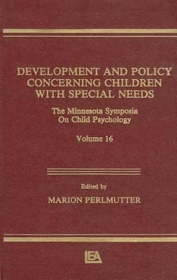 Development and Policy Concerning Children with Special Needs book