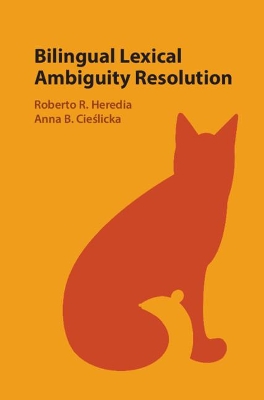Bilingual Lexical Ambiguity Resolution book
