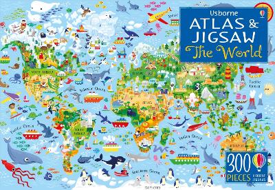 World Map And Jigsaw book