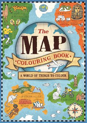 Map Colouring Book by Natalie Hughes