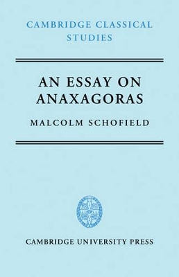 Essay on Anaxagoras book