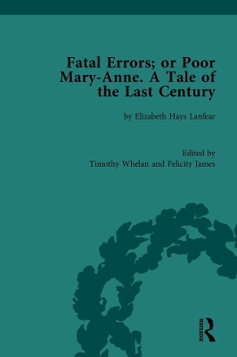 Fatal Errors; or Poor Mary-Anne. A Tale of the Last Century: by Elizabeth Hays Lanfear book