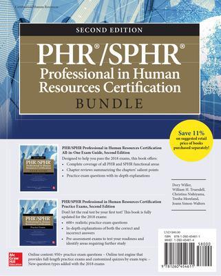 PHR/SPHR Professional in Human Resources Certification Bundle, Second Edition by Dory Willer