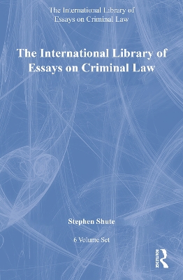 International Library of Essays on Criminal Law book