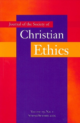 Journal of the Society of Christian Ethics book