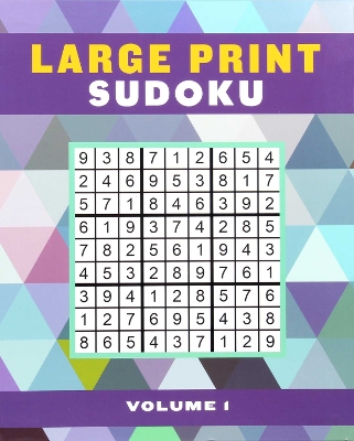 Large Print Sudoku Volume 1: Volume 1 book