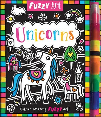 Fuzzy Art Unicorns by Melanie Hibbert