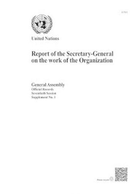 Report of the Secretary-General on the work of the Organization book