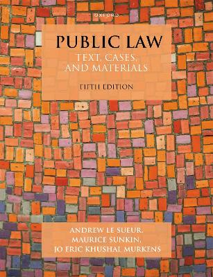 Public Law: Text, Cases, and Materials book