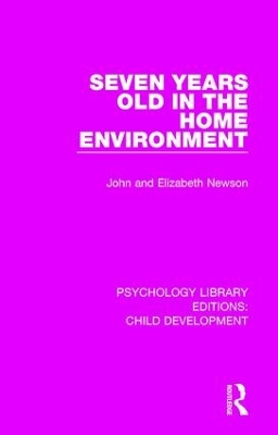Seven Years Old in the Home Environment book