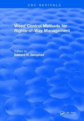 Weed Control Methods for Rights of Way Management book