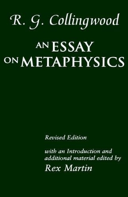 Essay on Metaphysics book