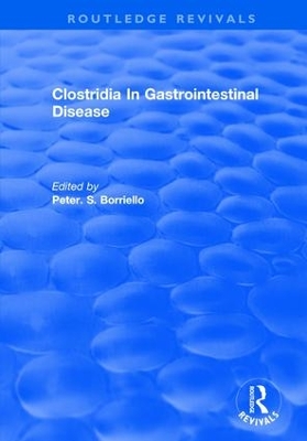 Clostridia In Gastrointestinal Disease book