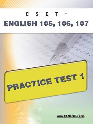 Cset English 105, 106 Practice Test 1 book