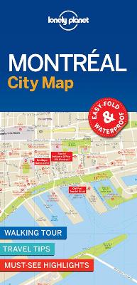 Lonely Planet Montreal City Map book