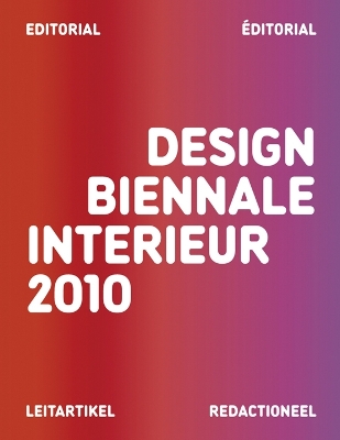 Design Biennale Interieur 2010 book