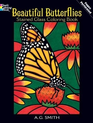 Beautiful Butterflies Stained Glass Coloring Book book