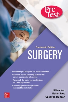 Surgery PreTest Self-Assessment and Review, Fourteenth Edition book