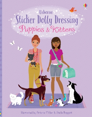 Sticker Dolly Dressing Puppies & Kittens book