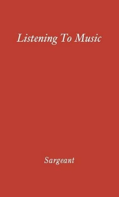 Listening to Music. book