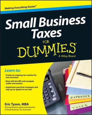 Small Business Taxes for Dummies by Eric Tyson