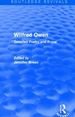 Wilfred Owen book
