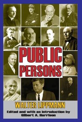 Public Persons by Walter Lippmann