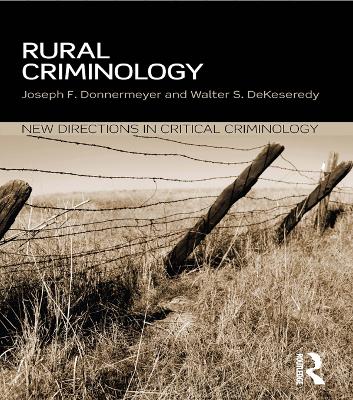 Rural Criminology book