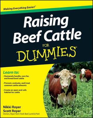 Raising Beef Cattle for Dummies book