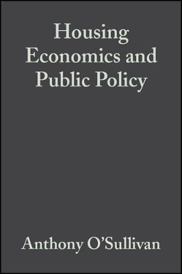 Housing Economics and Public Policy book