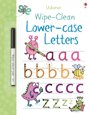 Wipe-Clean Lower-Case Letters book