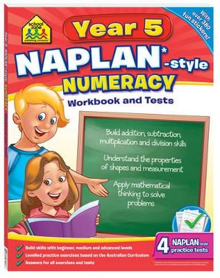 NAPLAN*-style Year 5 Numeracy Workbook and Tests book