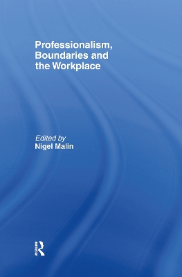 Professionalism, Boundaries and the Workplace book