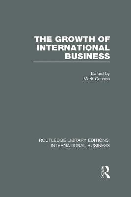 Growth of International Business book