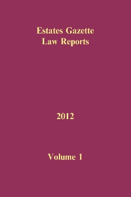 EGLR 2012 Volume 1 book