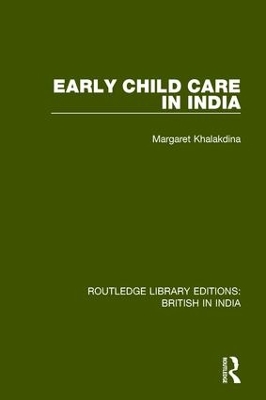 Early Child Care in India book