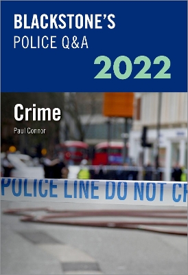 Blackstone's Police Q&A Volume 1: Crime 2022 book