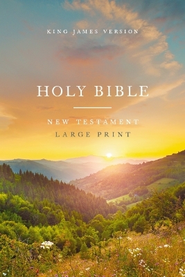 KJV Large Print Outreach New Testament Bible, Scenic Softcover, Comfort Print book