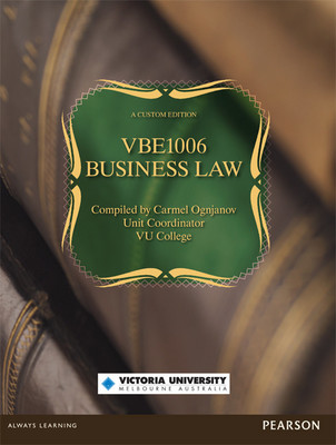 Business Law VBE1006 (Custom Edition) book