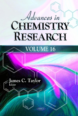 Advances in Chemistry Research book