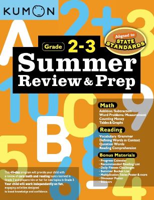 Kumon Summer Review and Prep 2-3 book
