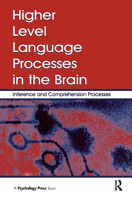 Higher Level Language Processes in the Brain book