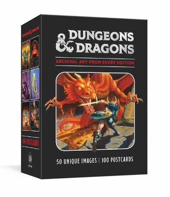 Dungeons & Dragons 100 Postcards: Archival Art from Every Edition: 100 Postcards book